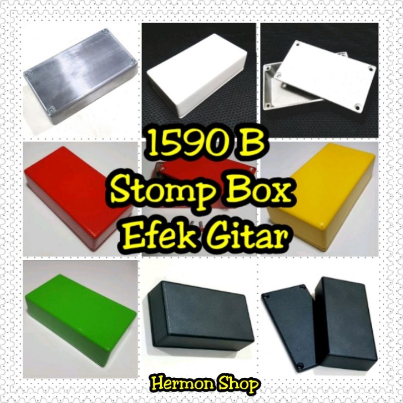 1590B KOTAK CASING ALUMINIUM STOMP BOX PEDAL EFEK GITAR VAPOR