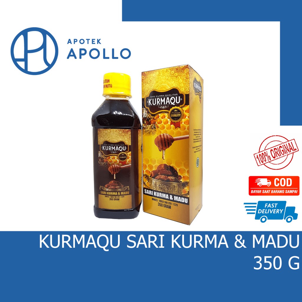 KURMAQU SARI KURMA PLUS MADU 350gr