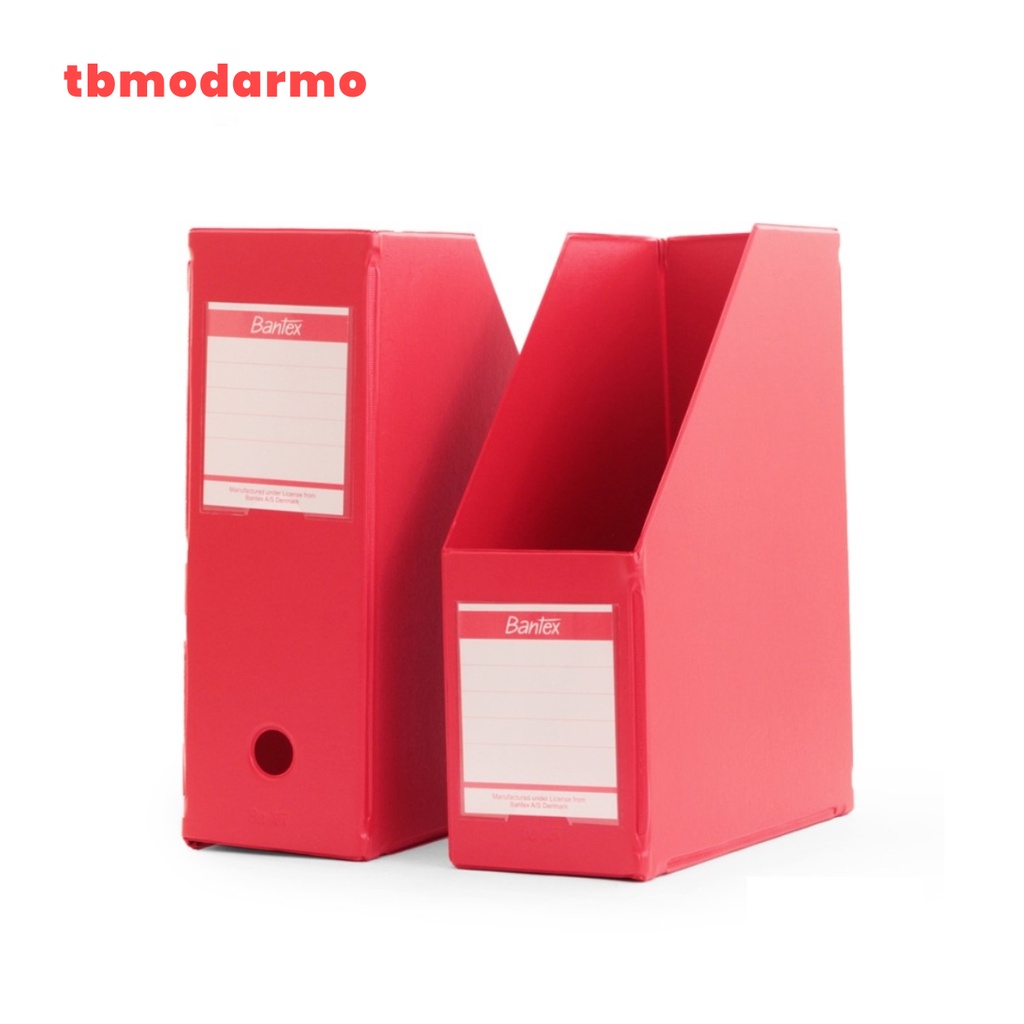 TBMO Bantex Box File Magazine File Extra Jumbo Folio Red 4021 09