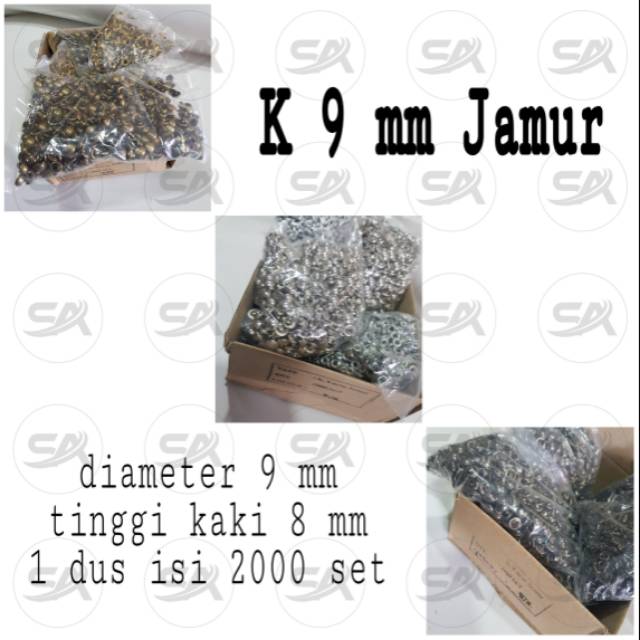 

[DUS] KELING JAMUR 9 MM FUJI (2.000 SET)