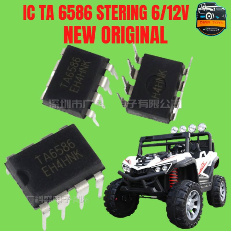 Original  IC TA6586 Motor Drive IC Receiver Box Mobil Mainan Aki