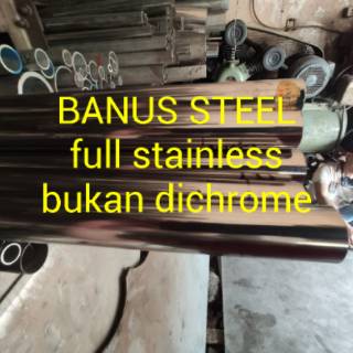 Jual Pipa Stainless Inch X Mm X Meter Pipa Ornamen Pipa Railing Pipa Stainless