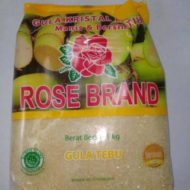 Rose Brand Gula Pasir 1kg per dus