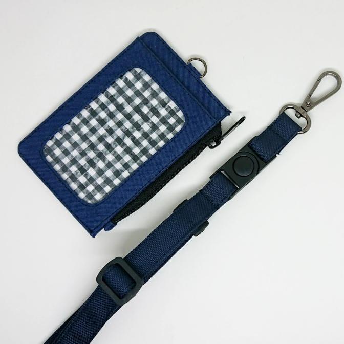 

Id Card Holder / Dompet Id Card & Tali Gantungan - Navy Terlaris