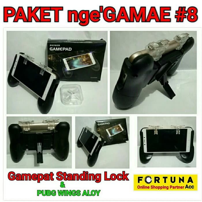 Paket nge'GAME #8 Pubg R1 L1 Joystick Gamepad Standing Universal