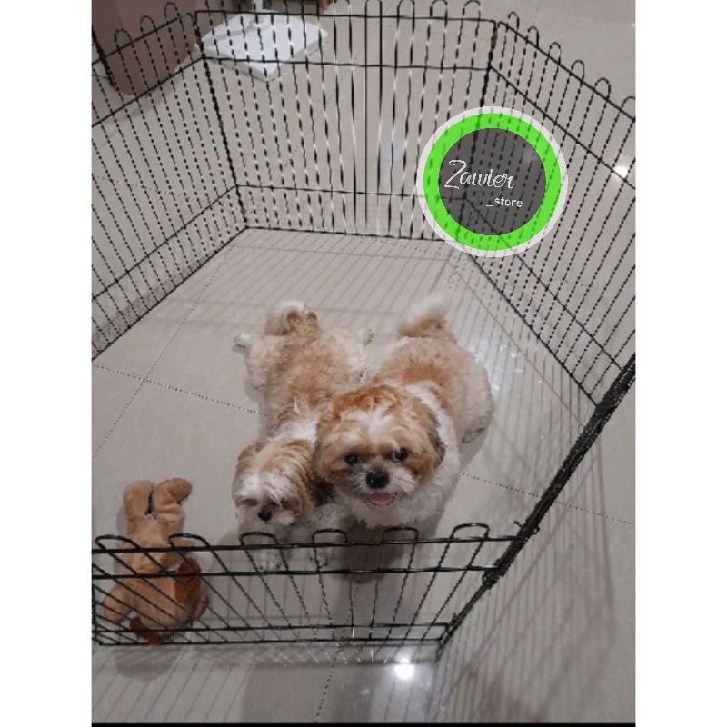 6 PCS KANDANG PAGAR ANJING KUCING KURA KURA KELINCI SIZE 60X60-4
