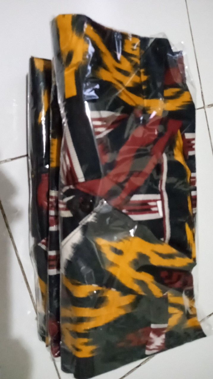 Bac111 Bswart Batik Lurik Hrb026 Kenongo Hem Panjang Kemeja Batik