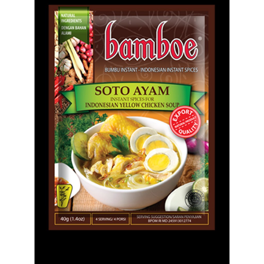 Bamboe Export Soto Ayam 40 gr