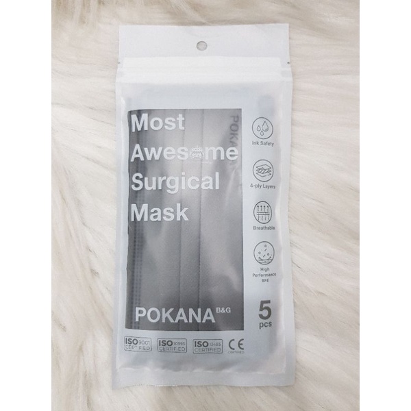 Pokana Most Awesome Surgical Mask isi 5 pcs