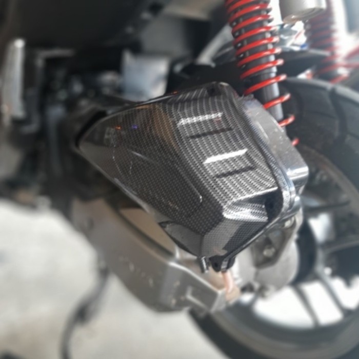 Cover tutup Filter hawa ADV 150 carbon