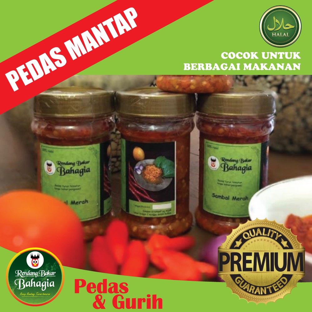 

Sambal Merah Hijau Botol 150 gram Enak Gurih dan Praktis