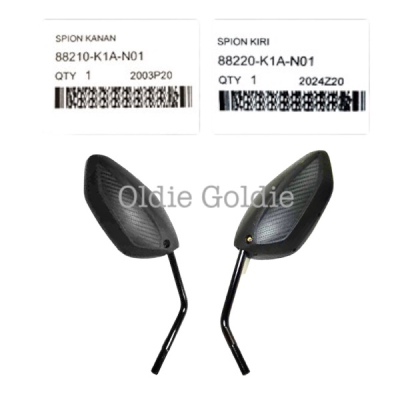 88210-K1A-N00 88220-K1A-N00 Kaca Spion Kanan atau Kiri Beat LED Eco K1A