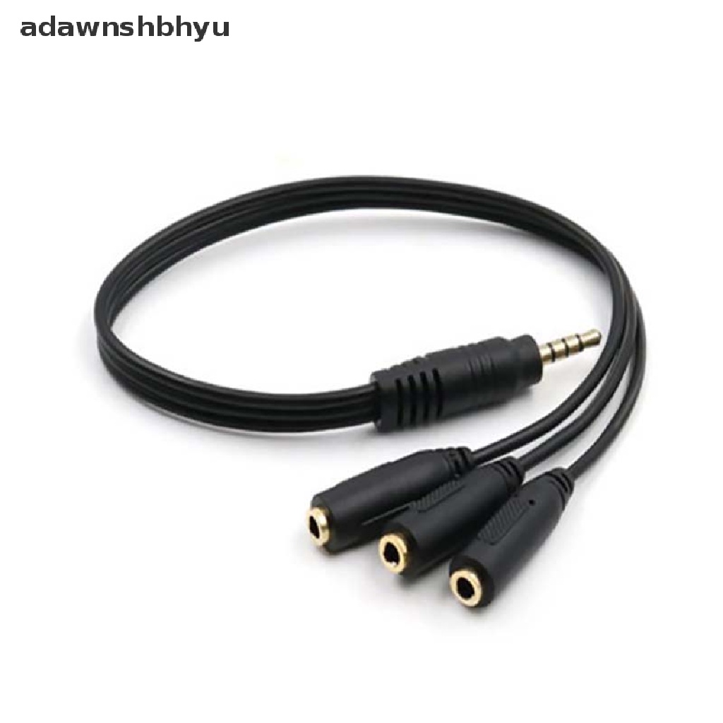 Adawnshbhyu Aux Multi Headphone Earphone Audio Splitter Adapter 3.5mm Jack HUB Spliter Kabel