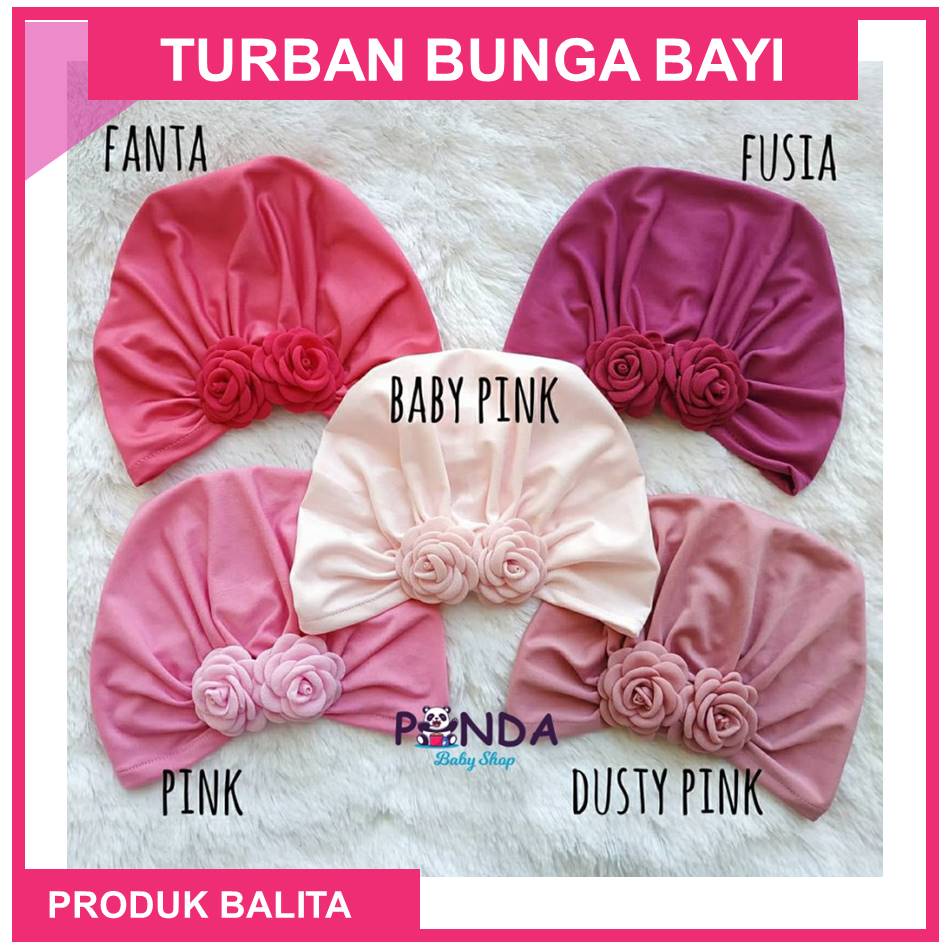 Turban Anak Bayi Bunga Lucu  Bandana Bayi Perempuan Murah