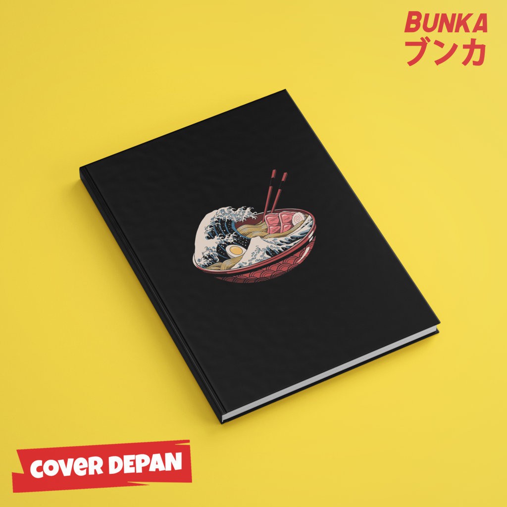 

Notebook Ramen Art Hardcover A5 Buku Tulis Catatan Note Agenda Planner Jurnal