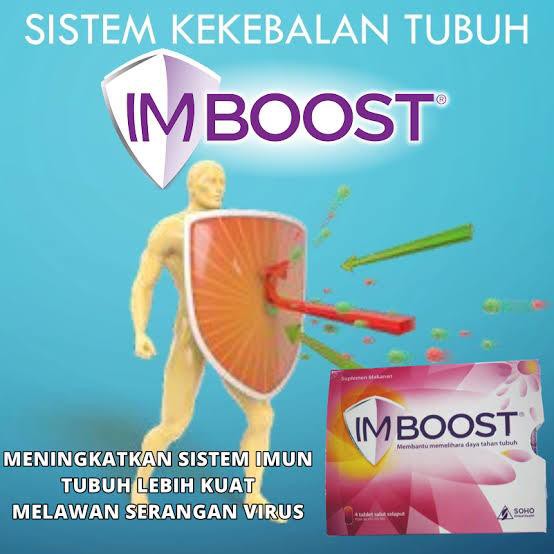 Imboost Tablet  Suplemen Daya Tahan Tubuh 1 Strip isi 10 Tablet Original