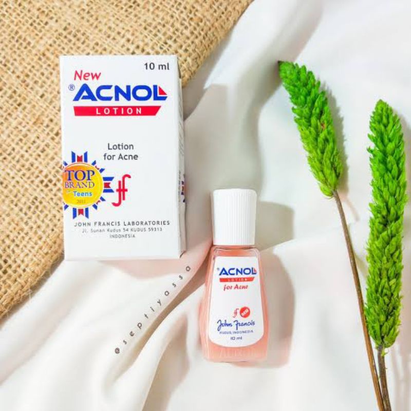 ORIGINAL NEW ACNOL LOTION FOR ACNE 10 ML / OBAT JERAWAT ACNOL LOTION 10ML