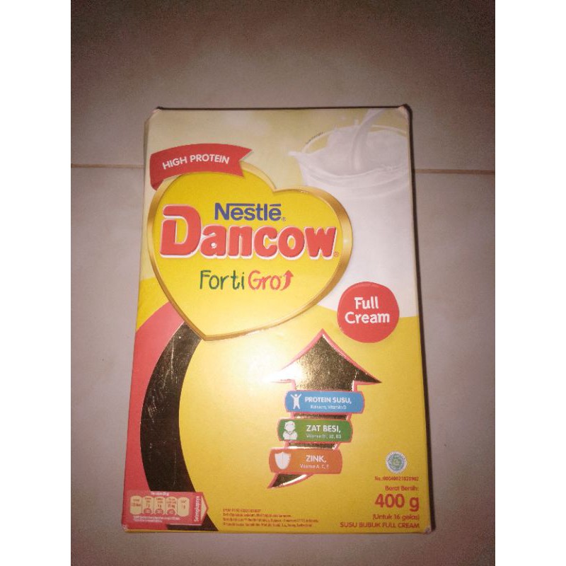 Susu Dancow Fortigo Full Cream 400gram