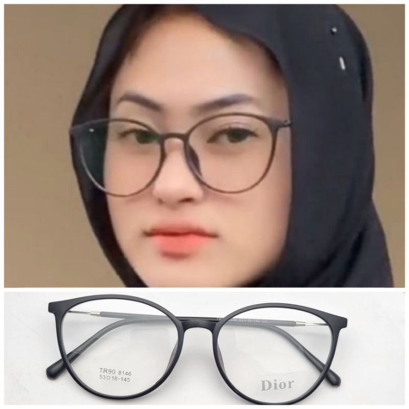 kacamata TR90 8146/kacamata wanita bahan lentur