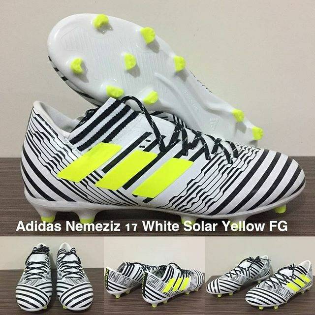 Adidas Nemeziz 17 White Solar Yellow FG