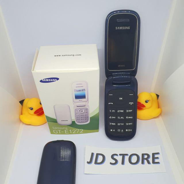 Hp samsung E1272  lipat caramel dual sim garansi distributor-GT-E1272 (NAVY)