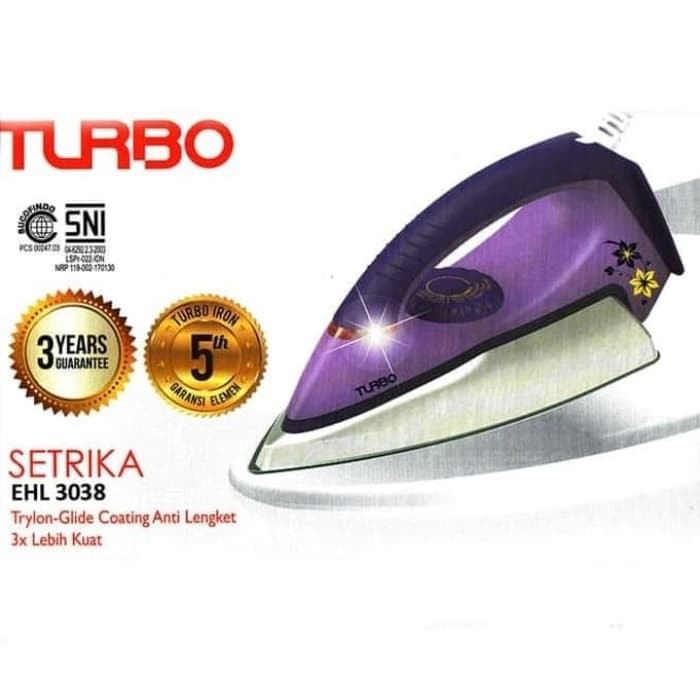 Setrika TURBO Dry Iron EHL 3038