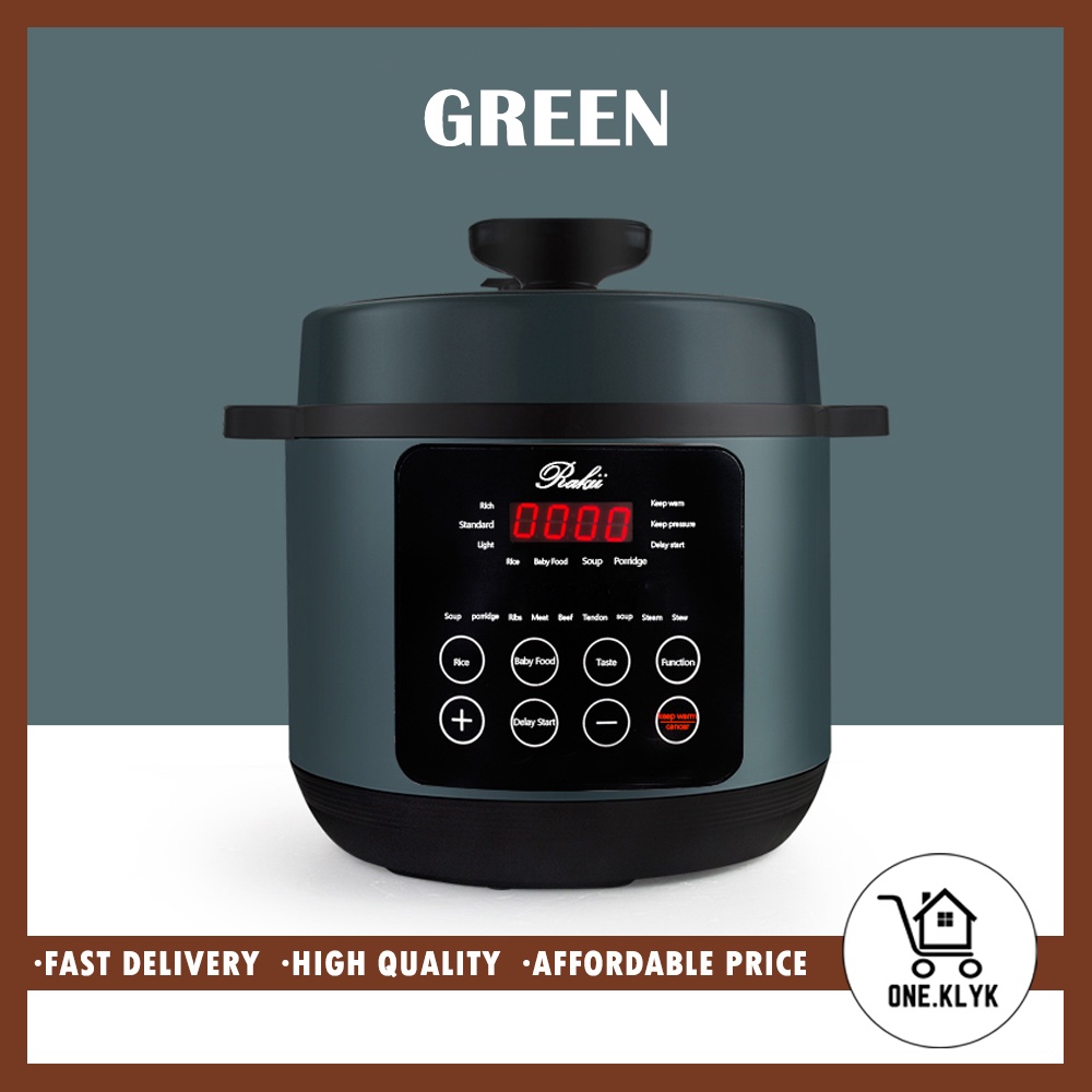 Pressure Cooker Presto Serbaguna Rakii | Rice Cooker Pressure Cooker - Green