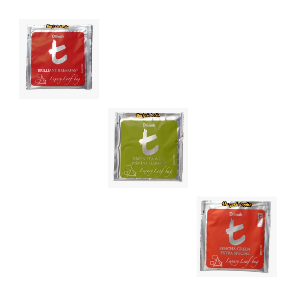 

Artisan Tea - Dilmah t - Sencha Green - Green Tea - Brilliant Breakfast - Luxury Leaf Bag