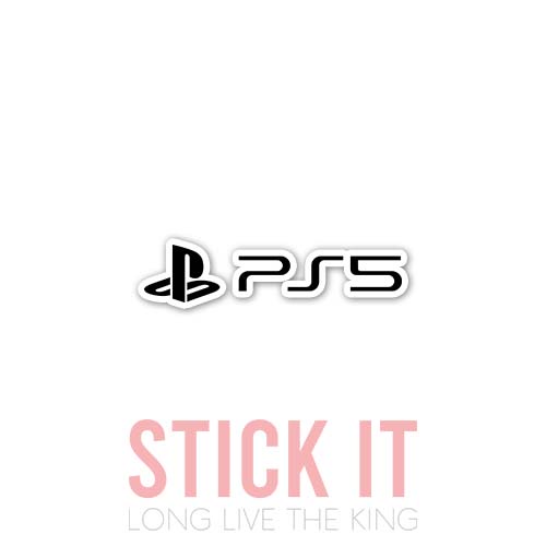 

Stiker sablon setrika DTF kaos baju sticker vinyl playstation 5 gamer 39