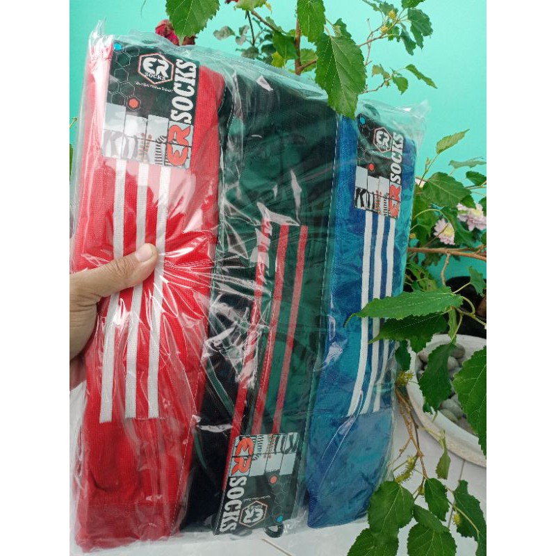 kaos kaki sepak bola panjang/ kaos kaki futsal (1pasang)