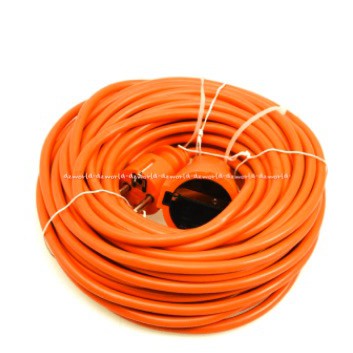 Krisbow Kabel Ekstensi 20 M kabel Sambung Roll Gulung 20meter cable Orange