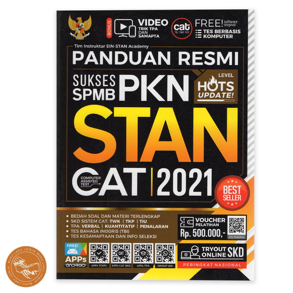 SOLUSI BUKU BEST SELLER RECOMMENDED PANDUAN RESMI SUKSES SPMB PKN STAN CAT 2021