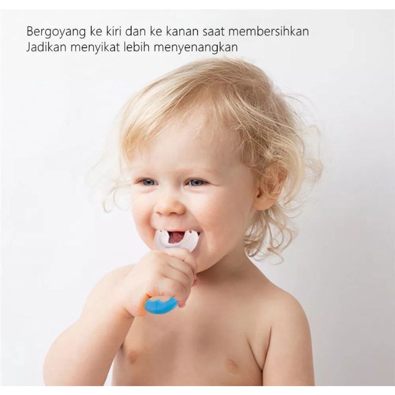 Sikat Gigi Bayi Sikat Jari Pembersih Lidah