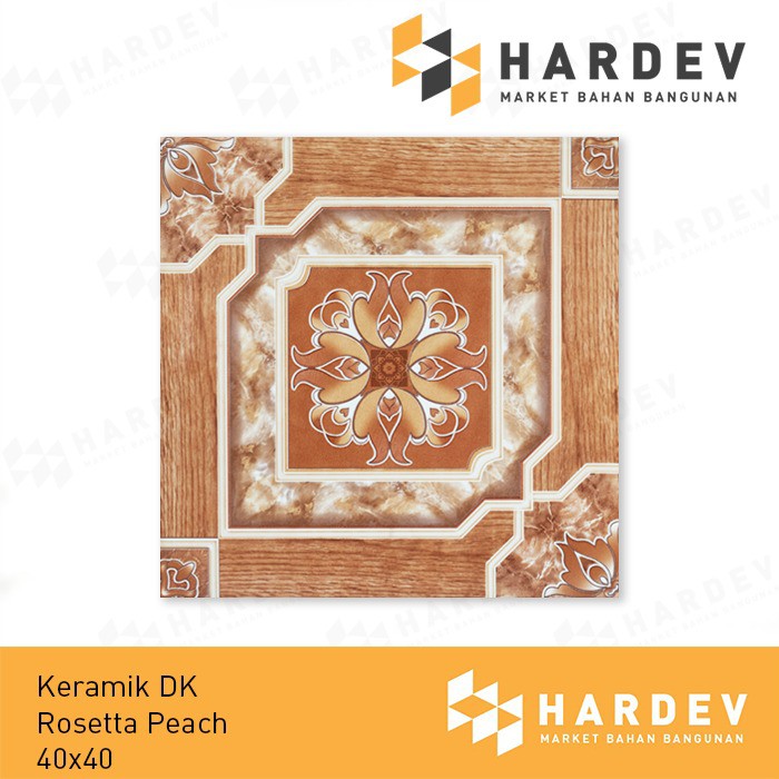Keramik Lantai DK Ceramica Rosetta Peach Uk. 40x40 KW1