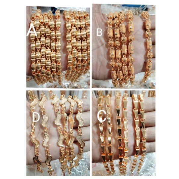 NK51. Gelang xuping wanita lapis emas ukuran 18 cm