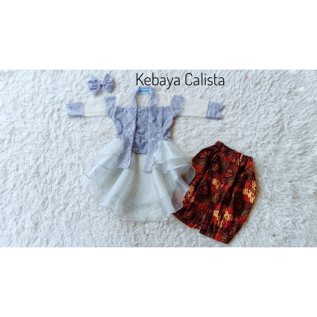 Kebaya Model Terbaru/Kebaya Wisuda/Kebaya Model Calista/Baju Anak Unik/Baju Murah/Setelan Kebaya