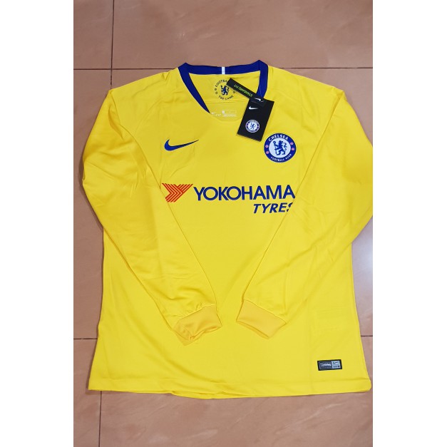 CUCI GUDANG Jersey Baju Kaos Obral Chelsea Away LS Longsleeve 18/19 Grade Ori LIMITED