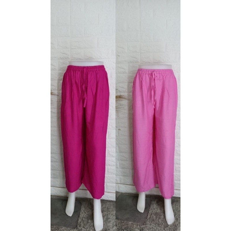 CELANA KULOT POLOS-Pink