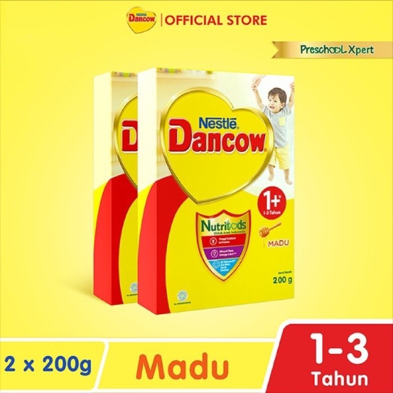 Susu Nestle Dancow 1+ Dengan Nutritods 400gr 2x200gram