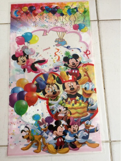 Plastik souvenir ulang tahun / kantong birthday package pvc