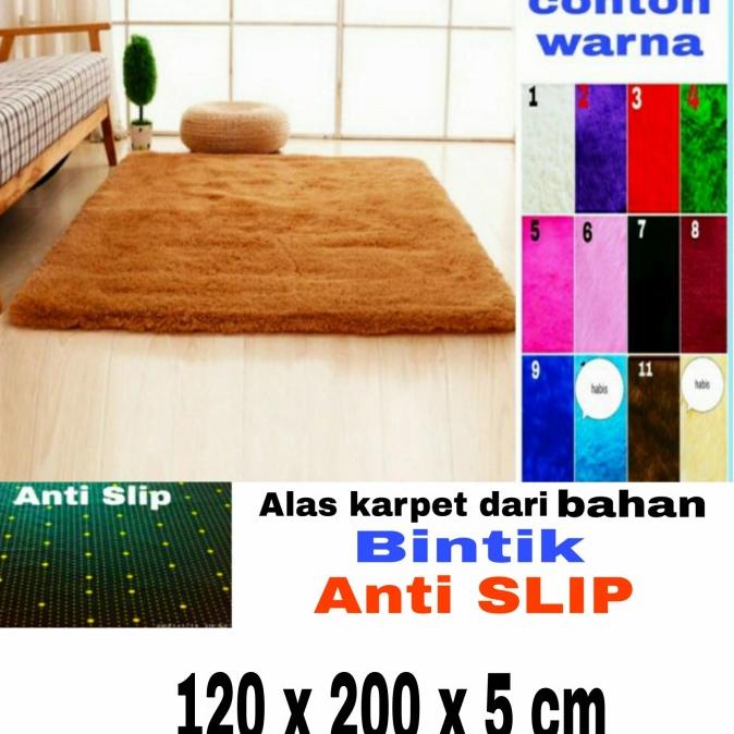 karpet bulu rasfur, 120 x 200 cm
