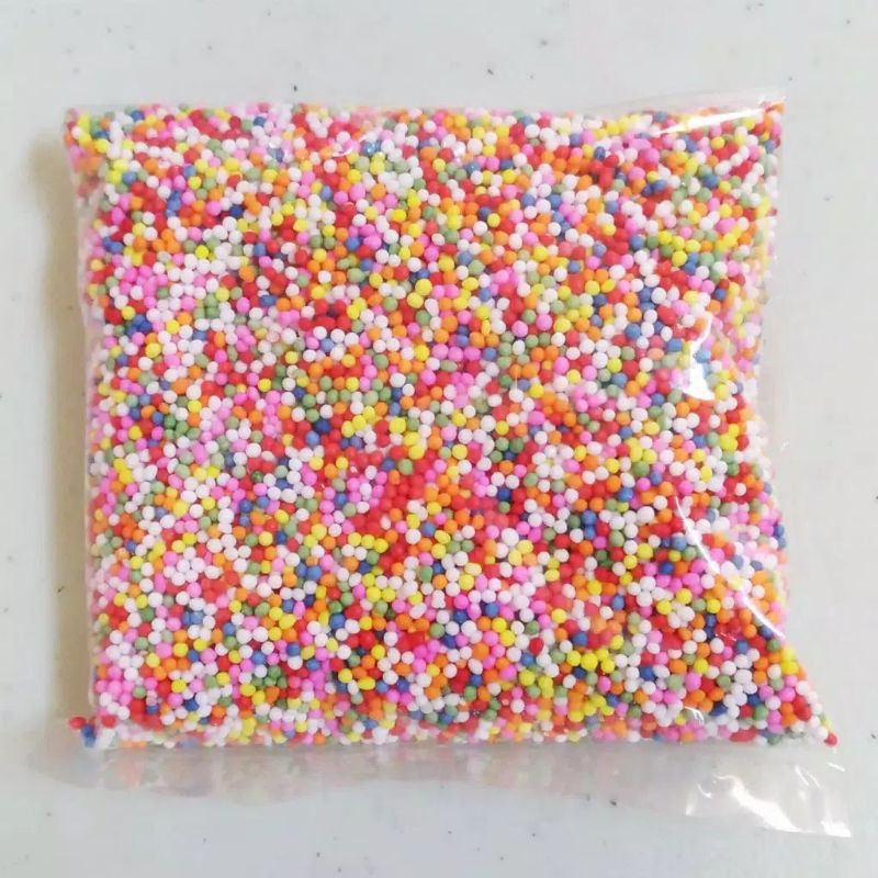 

sprinkle trimit pasir warna warni toping cupcake/tart