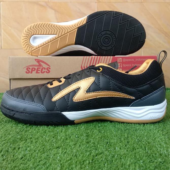 Specs Metasala Nativ (Sepatu Futsal) - Black/Gold