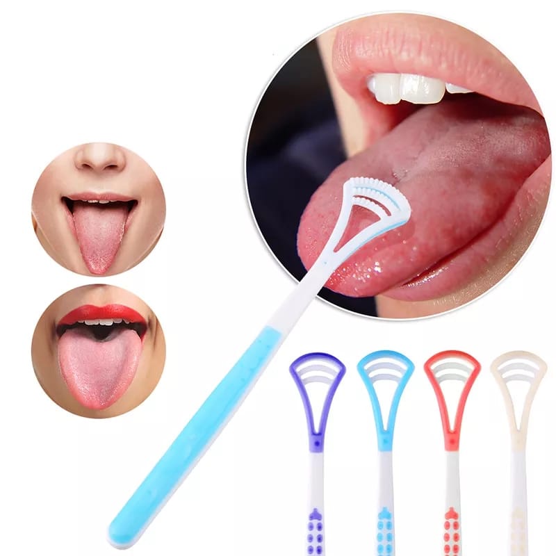 Pembersih Lidah Sikat Lidah Tongue Cleaner Tongue Scraper