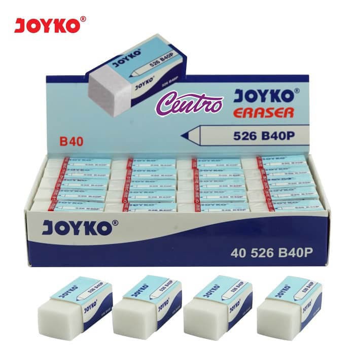 

Joyko Penghapus SATUAN Eraser 526-B40P B-40P Putih Kecil Anak Sekolah