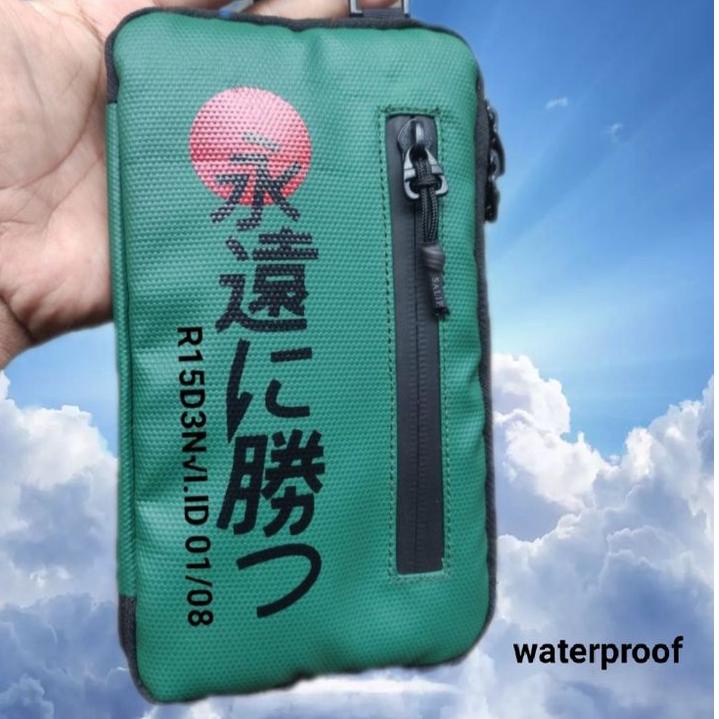 ♥MALL♥ Tas Selempang Pria Hanging Wallet premium waterproof RISDENVI Shine tas Selempang pria import