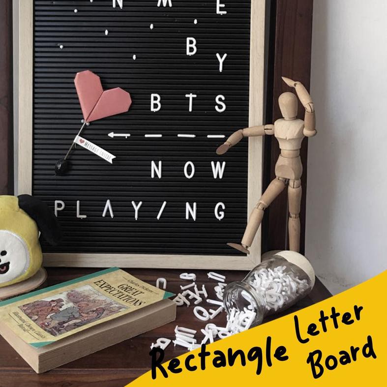 

♧ PAPAN NAMA / LETTER BOARD UNTUK DEKORASI NAMA BAYI TEEN ROOM (40x28cm) ❋