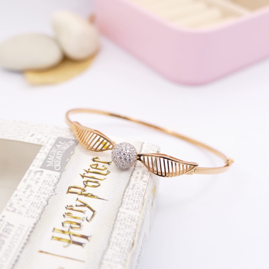 Gelang Emas Harry Potter Snitch Wings 17K 1382730