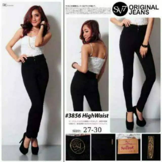 HW JEANS SV7 ORIGINAL HITAM