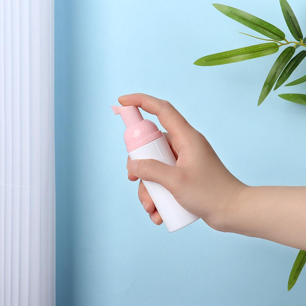 R-flower 1pcs Botol Berbusa Wadah Pompa Plastik Berguna Perlengkapan Mandi Rumah Dispenser Cair